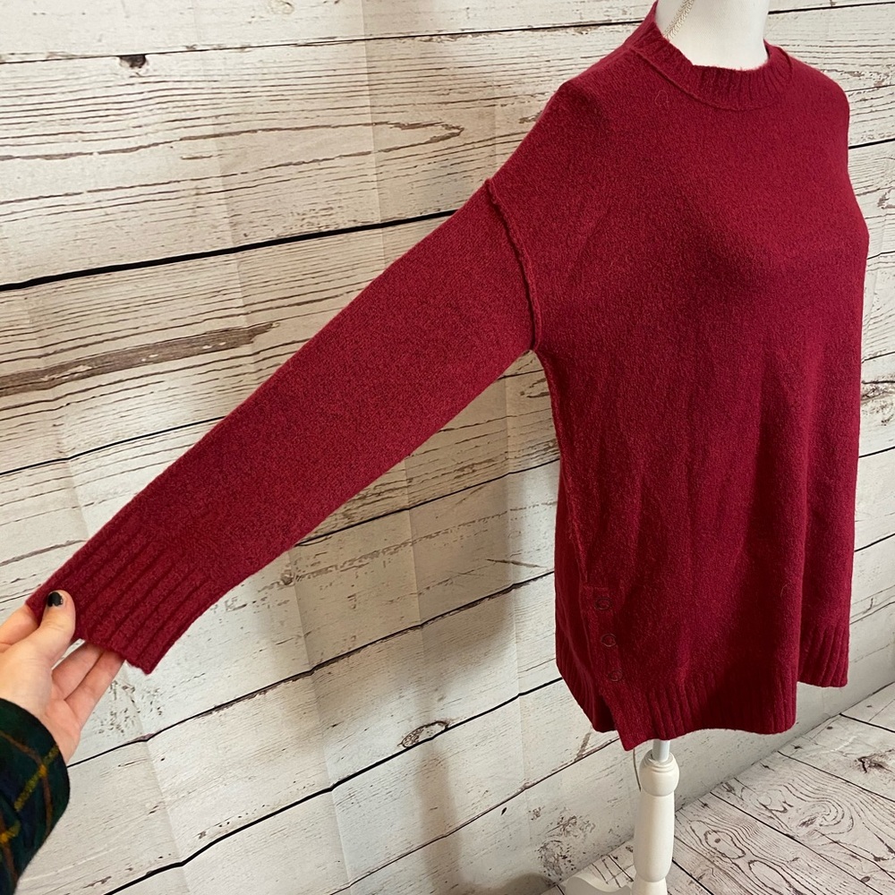 Caslon Red Knit Sweater NWT
